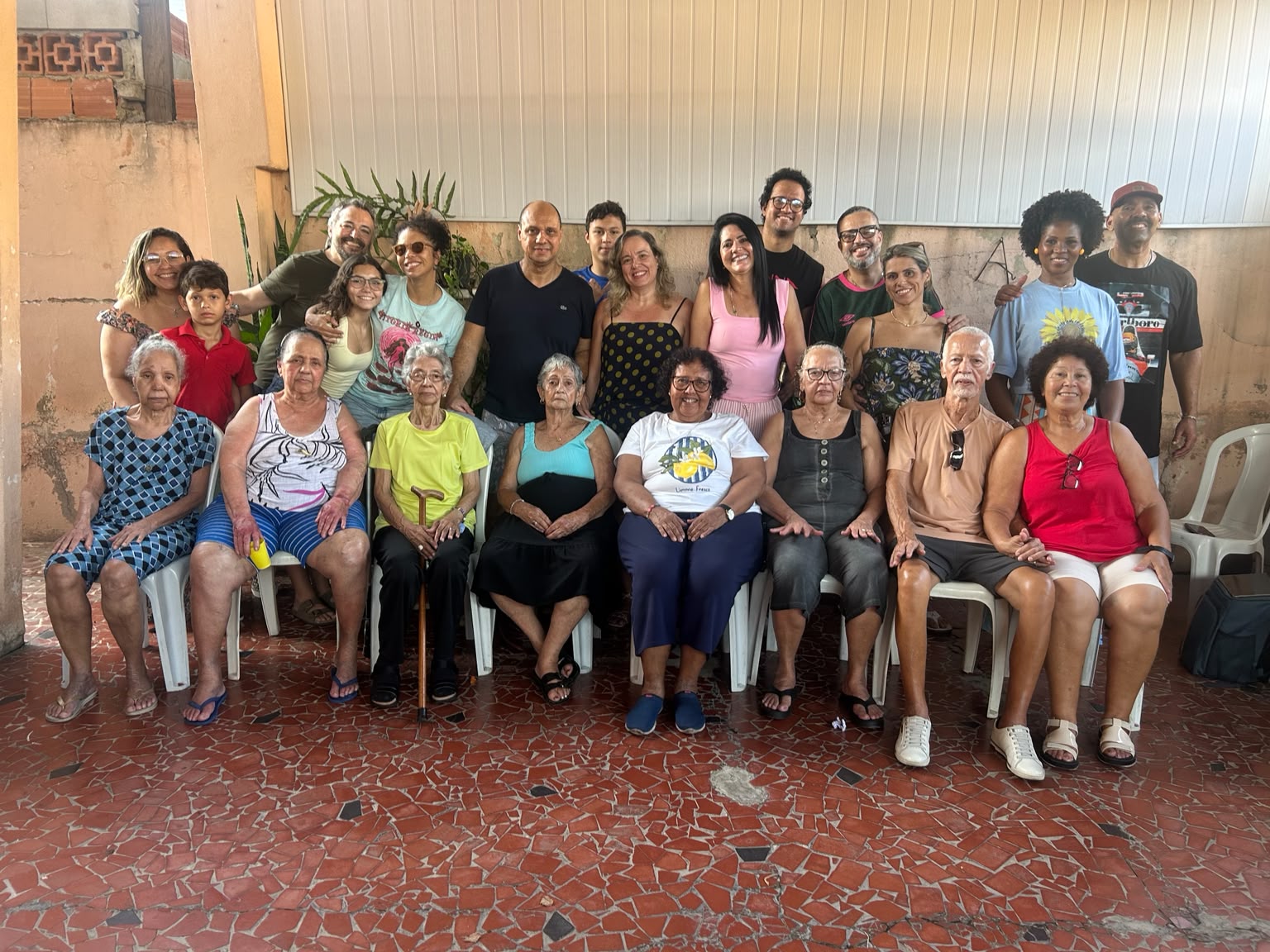 A família toda